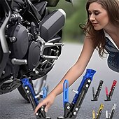 levne El Araçları-Univerzální motocyklový stojánek, boční opěrka, držák na nohy, nastavitelný boční stativ pro motocykl, motokros, skútr, moped