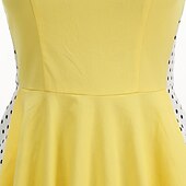 cheap Dresses-1950s Retro Vintage Rockabilly Dress Swing Dress Flare Dress Sleeveless Polka dots Fit &amp; Flare Swing Fancy Dress Women's Carnival Masquerade Prom Office / Career Event / Party Adults' Homecoming