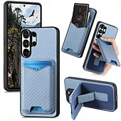 ieftine 2026 Samsung Galaxy S26 Seria-telefon Maska Pentru Samsung Galaxy S26 S26 Plus S26 Ultra Capac Spate Portofel Card rezista Suport Inel Cataramă inel Retro TPU PU piele