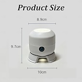 baratos luzes do projetor de galáxia estrela-Projetor de luz LED dinâmico e giratório, com rotação de 360°, recarregável via USB, com padrões dinâmicos de flocos de neve, oceanos e Natal para quarto, banheiro e corredor.