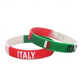 economico Accessori e Cappelli-20 braccialetti per la partita mondiale di calcio 2026, calcio, patriottico, unisex, per bambini e adulti, per feste, eventi calcistici, travestimenti