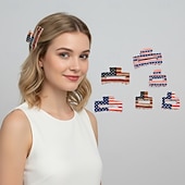  250ή Επέτειος ΗΠΑ Αξεσουάρ μαλλιών Καθημερινό Ενηλίκων Γυναικεία Ημέρα ανεξαρτησίας Φεστιβάλ Ντύνομαι