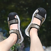 cheap Outdoor Sandals-Men's Outdoor Hiking Sandals – Adjustable Strap Sport Sandals with Breathable Mesh and Durable Sole, Perfect for Summer Travel, Beach Adventures and Outdoor Activities