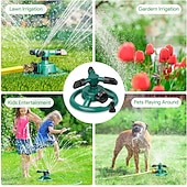  pihan sprinklerit, pyörivät nurmikon ja puutarhan sprinklerit laajojen alueiden kattamiseen, pihan sprinklerit lasten ja lemmikkien leikkimiseen