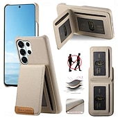 economico 2026 Samsung Galaxy S26 Serie-telefono Custodia Per Samsung Galaxy S26 S26 Plus S26 Ultra Copertura Posteriore con Supporto Cavalletto Slot per Carte Retrò TPU Pelle PU