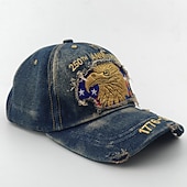 billige U.S. 250-årsjubileum-USAs 250-årsjubileumscaps med slitt denim-logo, vintage USA-hatt 1776-2026, patriotisk uavhengighetsdagscaps, vintage amerikansk flagghatt for menn og kvinner