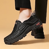 abordables Slip-On Casual Shoes-Men's Brown Slip-On Island &amp; Cruise Loafers – Comfortable Casual Shoes for Vacation, Cruise, and Outdoor Travel