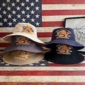 levne 250. výročí USA-Vyšívaný rybářský klobouk k 250. výročí USA, americký kbelík k 250. výročí, 1776-2026, skládací vlastenecké sluneční klobouky pro muže i ženy, prodyšné a univerzální pro všechna roční období.