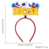 cheap Accessories&amp;Hats-World Soccer Match 2026 Headband Football Soccer Funny &amp; Reluctant Adults' Unisex Outdoor Match Dress Up