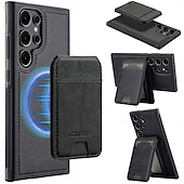 preiswerte 2026 Samsung Galaxy S26 Serie-Handy Hülle Handyhüllen Für Samsung Galaxy S26 S26 Plus S26 Ultra Rückseite Magnetische Adsorption Brieftaschenhülle Mit Ständer Abnehmbar Unterstützt kabelloses Laden Retro PU-Leder