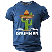  Per uomo Gergo divertente Maglietta Manica Corta maglietta Stampa 3D Girocollo Camicia Moda Quotidiano Quotidiano Streetwear Blu Rosso Azzurro cielo Estate Primavera Abbigliamento S M L XL XXL XXXL