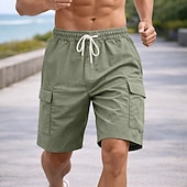 abordables Pantalones cortos de correr-Hombre Pantalones Cortos Running Pantalón Corto Short Running Shorts de gimnasio Correa Bolsillo Bermudas Casual Diario Exterior Verano Ligero Transpirable Entrenamiento de gimnasio Correr Corriendo