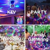 olcso Dekoratív fények-csillagos autótető-világítás, 360°-ban állítható csillagos éjszakai fény 6 fénykombinációval, 2 az 1-ben hordozható USB autós mennyezeti belső világítás autókhoz/hálószoba dekorációkhoz/bulihoz