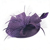 economico Fascinatori-Fascinator Lino Matrimonio Compleanno Vintage Carino Retrò Con Piuma Copricapo Copricapo