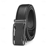 preiswerte Herren-Gürtel-Herren Gürtel Automatische Schnalle Leder Chrom Streetwear Zeitgenössisch Freizeit Einfach A01 A02 Lässig Täglich Geschäft Formell Taillengürtel