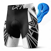 cheap Cycling Shorts-Men's Geometric Cycling Road Shorts Cycling Shorts Bike Shorts Bike Shorts Bottoms Slim Fit Sports 3D Pad Quick Dry Sweat wicking Breathable Yellow Blue Clothing Apparel Bike Wear