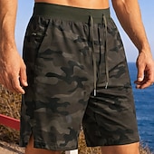 ieftine Șorturi de alergare-Bărbați Σορτς για τρέξιμο Pantaloni scurți sportivi Pantaloni Sport de Sală Cordon Buzunare Pantaloni scurți Zilnic În aer liber sportiv Vară Confortabil la umezeală Respirabil Gimnastică antrenament