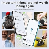 cheap Security Sensors &amp; Alarms-Air Tracker 4 Pack, Model Bluetooth Tracker Tags, Android Tracker Tags Compatible with the Google Find Hub App, Bluetooth Luggage Tracker Smart Tags for Finding Keys, Backpacks, Suitcases