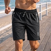 voordelige Hardloop Shorts-Voor heren Hardloopshorts Atletische shorts Sportbroek Trekkoord Zak Short / Broekje Casual Dagelijks Buiten Zomer Reflecterend Lichtgewicht Ademend Sportschooltraining Joggen Hardlopen Normale
