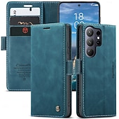 preiswerte 2026 Samsung Galaxy S26 Serie-Handy Hülle Handyhüllen Für Samsung Galaxy S26 S26 Ultra Plus Brieftaschenhülle Flip-Cover Mit Ständer Ständer Kartenfach Retro TPU PU-Leder