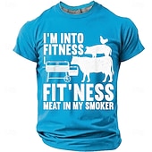  Hombre Argot divertido Camiseta Manga Corta Camiseta Impresión 3D Cuello Barco Camisa Moda Diario Diario Calle Brezo de pomelo Rojo Verano Primavera Ropa S M L XL XXL XXXL