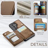 cheap 2026 Samsung Galaxy S26 Series-Phone Case For Samsung Galaxy S26 S26 Ultra Plus Wallet Case Flip Cover with Stand Holder Card Slot Shockproof Retro TPU PU Leather
