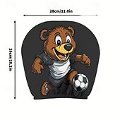 olcso 250. évforduló-2 db rajzfilmfigura, focimeccs mintás fejtámla huzat autóba, belső dekoráció, rugalmas kialakítás, univerzális illeszkedés, alkalmas napi ingázásra és családi kirándulásokra, tökéletes szórakoztató