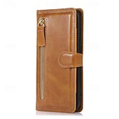 economico 2026 Samsung Galaxy S26 Serie-telefono Custodia Per Samsung Galaxy S26 S26 Plus S26 Ultra Custodia Portafoglio Cerniera Protezione Completa Cavalletto Retrò Pelle PU