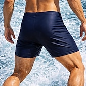 Недорогие Плавки и шорты для серфинга-Муж. Стандартный Шорты для гидрокостюма Плавки Пэчворк Бойлег Быстровысыхающий Эластичный Дышащий Без рукавов Купальники Нижняя часть Серфинг Водные виды спорта Плавание Лето