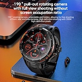 baratos Premium-Relógio inteligente Lokmat Appllp 4 Pro de 1,75 polegadas com 4G LTE, pedômetro, lembrete de chamadas, monitor de sono, compatível com Android e iOS, unissex, GPS, IPX-1, caixa de 50 mm.