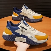 economico Sneakers Casual-sneakers sportive da uomo in similpelle: resistenti, comode ed eleganti per attività casual e all'aperto, ideali per l'uso quotidiano, la palestra e le avventure del fine settimana