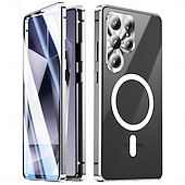 tanie 2026 Samsung Galaxy S26 Seria-telefon Kılıf Na Samsung Galaxy S26 S26 Plus S26 Ultra Obudowa z adsorpcją magnetyczną Krystalicznie czyste Smukła obudowa Odpianane i ochraniacz ekranu Lustro Stop aluminium