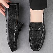 abordables Mocasines casuales-Mocasines blancos de hombre con relieve de cocodrilo, zapatos casuales sin cordones con hebilla metálica para bodas, fiestas en resorts, eventos en yates, estilo casual de negocios y looks casuales elegantes de verano.