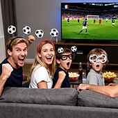levne Doplňky a klobouky-4 ks fotbalové brýle čelenka na zápas světa 2026 fotbal roztomilé fotbalové dětské a dospělé unisex večerní párty zápasové šaty