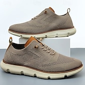 economico Sneakers Casual-sneakers casual da uomo in maglia: leggere, traspiranti e comode da indossare tutti i giorni, ideali per uscite informali, passeggiate e relax nel fine settimana