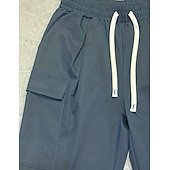 cheap Casual Pants-Men's Trousers Casual Pants Drawstring Pocket Plain Comfort Breathable Full Length Home Outdoor Streetwear Vacation Fashion Blue Khaki Inelastic