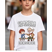 お買い得  男の子の3D面白いユーモア-男の子 3D グラフィック カートゥン Tシャツ Ｔシャツ 半袖 3Dプリント 夏 春 スポーツ ファッション ストリートファッション 子供 4〜12年 クルーネック カジュアル 日常 アウトドア レギュラー