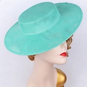 billige Fascinatorer-fascinators Sinamay Bryllup Bursdag Elegant Årgang Med Tyll Hodeplagg Hodeplagg