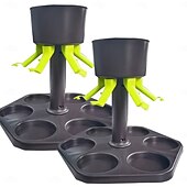 ieftine Ustensile Bucătărie &amp; Gadget-uri-Dozator de băuturi pentru 6 sticle cu suport – vin pentru petreceri în barul de acasă &amp;dozator de whisky, servitor de băuturi cu flux multiplu, turnare uniformă, perfect pentru petreceri tematice