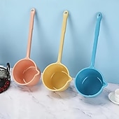 Недорогие Системы полива и орошения-Набор из 3 длинных черпаков для полива, широко используемых в саду, — это многофункциональный бытовой инструмент. Он имеет множество применений, включая полив на открытом воздухе, и идеально подходит