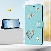 economico 2026 Samsung Galaxy S26 Serie-telefono Custodia Per Samsung Galaxy S26 S26 Plus S26 Ultra per Donna Ragazza con Supporto Slot per Carte Fiore Floreale TPU Pelle PU