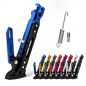 levne El Araçları-Univerzální motocyklový stojánek, boční opěrka, držák na nohy, nastavitelný boční stativ pro motocykl, motokros, skútr, moped