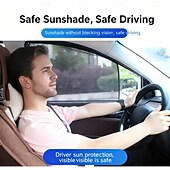preiswerte Fahrzeugservice-4-teiliger Sonnenschutz für Autofenster &amp;Sichtschutzvorhang-Set, einziehbare Jalousien ohne Bohren, geeignet für Front-/Heckscheibe &amp;Seitenschutz, Hitzeschutz, Blendschutz, Sichtschutz, einfache