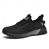 abordables Baskets Décontractées-Chaussures de sport pour hommes, en maille bleu marine, respirantes et flexibles, idéales pour la course, la marche et les activités de plein air décontractées.