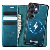 levne 2026 Samsung Galaxy S26 Série-telefon Carcasă Pro Samsung Galaxy S26 S26 Ultra Plus Pouzdro na peněženku se stojánkem Podpora bezdrátového nabíjení Stojánek Retro TPU PU kůže