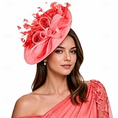 cheap Fascinators &amp; Hats-Derby Hat Fascinator Hat Fascinator Gentlewoman Fancy Dress Women's Derby Ascot Horse Racing Festival Adults' Hat Summer Spring