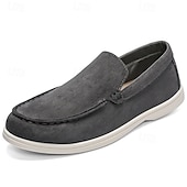 Χαμηλού Κόστους Casual loafers-Ανδρικά σουέτ μοκασίνια – άνετα καλοκαιρινά casual παπούτσια με μαλακή εσωτερική σόλα, αναπνεύσιμο άνω μέρος, ιδανικά για διακοπές στην παραλία, καθημερινή αναψυχή και ταξίδια