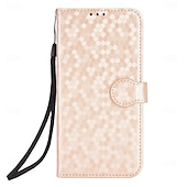 billige 2026 Samsung Galaxy S26-serien-telefon Etui Til Samsung Galaxy S26 S26 Pluss S26 Ultra Lommebok-kortveske Magnetisk Helkroppsbeskyttende med nøkkelbånd Kontor / Bedrift Geometrisk mønster TPU