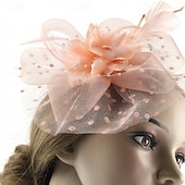 cheap Fascinators-Fascinators Feathers Wedding Birthday Elegant Vintage Cute With Feather Headpiece Headwear
