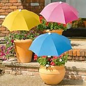 Χαμηλού Κόστους Κηπουρική-ομπρέλα για σκίαστρο εξωτερικού χώρου για φυτά, ρυθμιζόμενο στέγαστρο κήπου, εξωτερική ομπρέλα προστασίας φυτών με ένθετο εδάφους, κατάλληλη για όλες τις εποχές